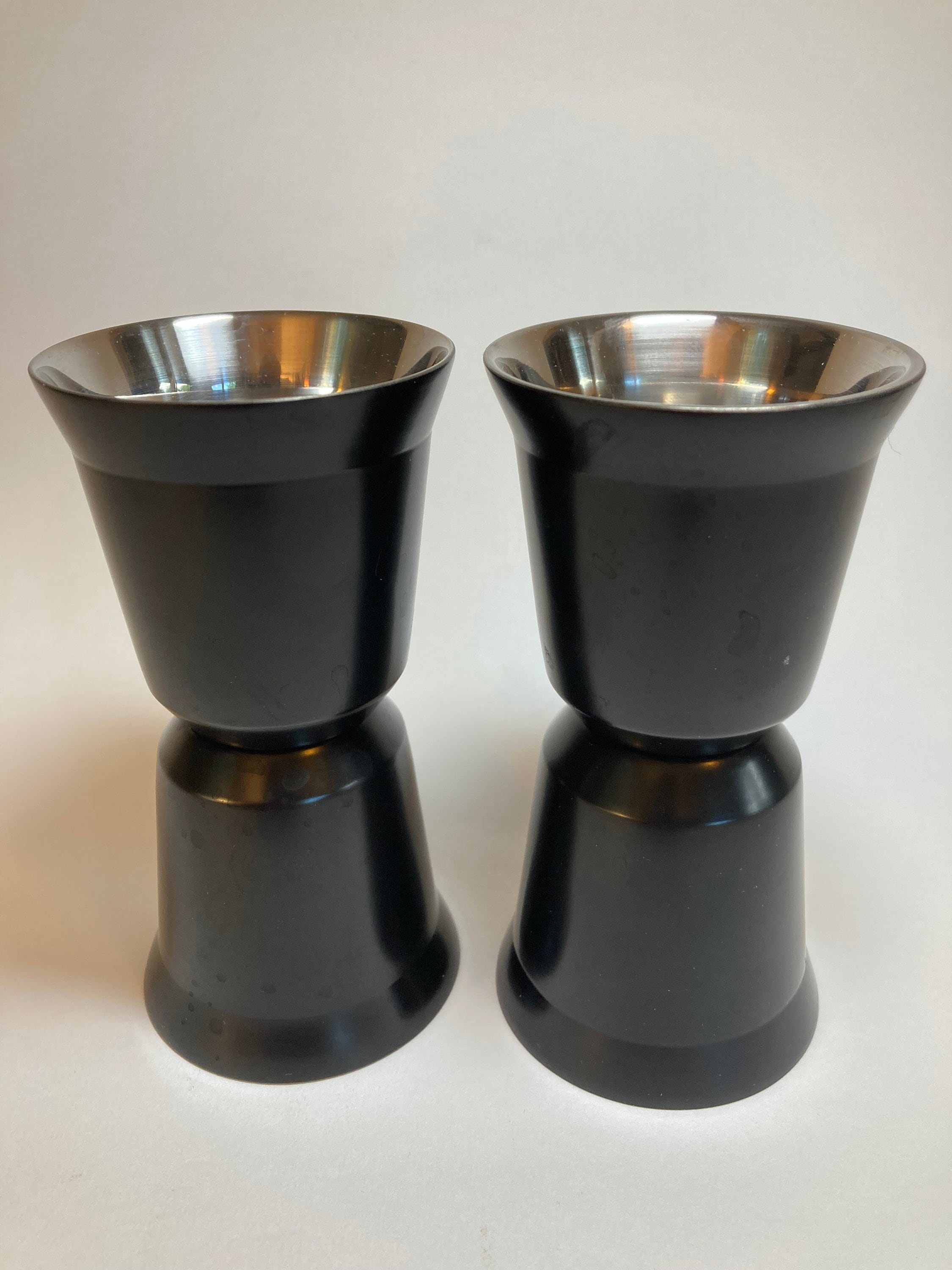 Set of 4 Never Used Black Nespresso Pixie Lungo Espresso Cups 5.5