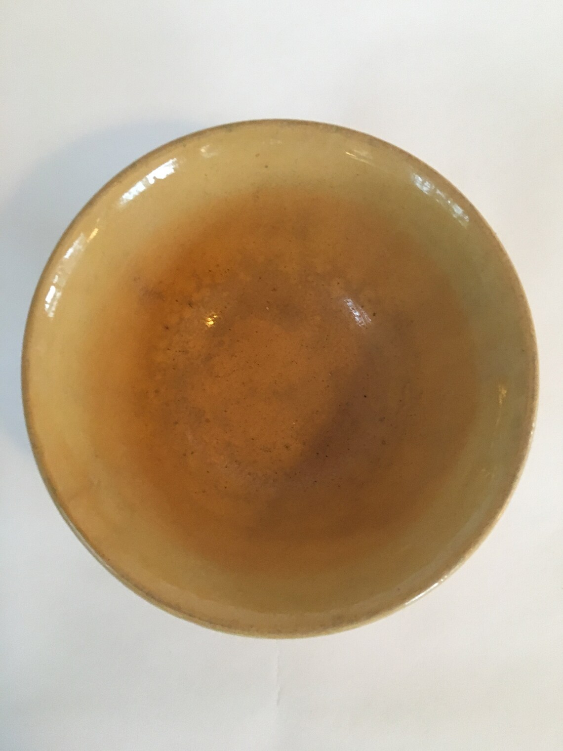 Antique 8 Yellow Ware Batter Bowl Etsy