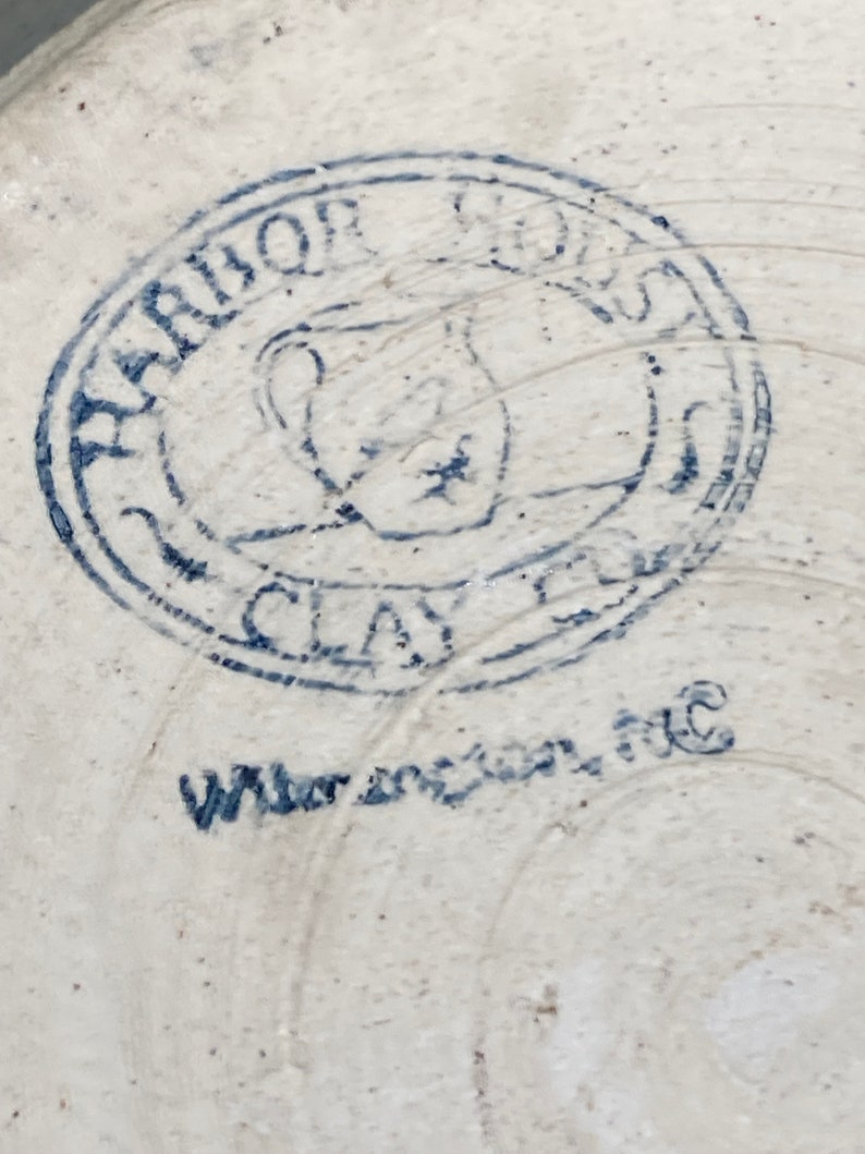 Rare Vintage Harbor House NC Pottery Handmade Artistsigned Etsy