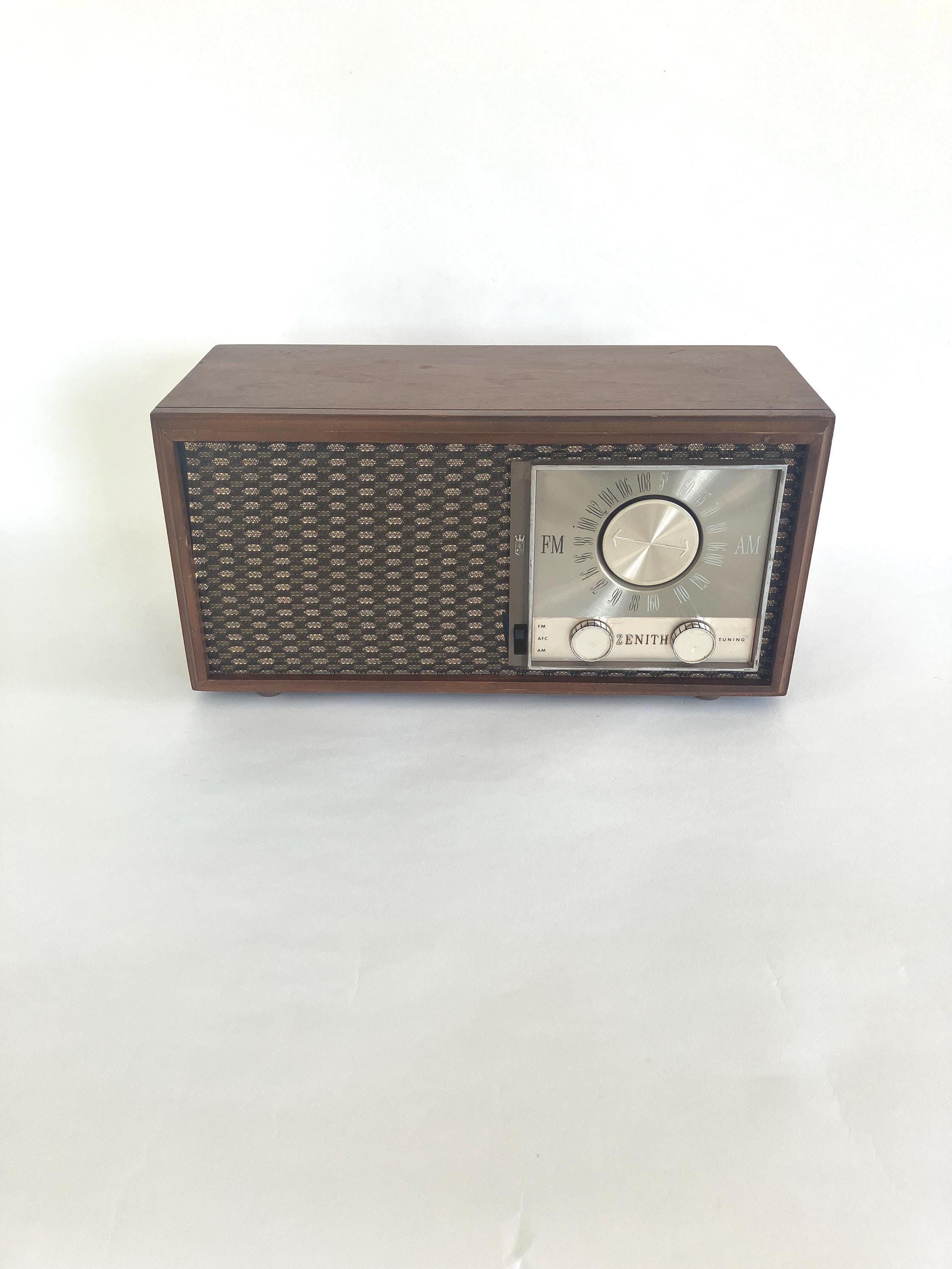 Vintage 1951 Zenith Tube Radio: AM FM Table Top Model M730 - Etsy