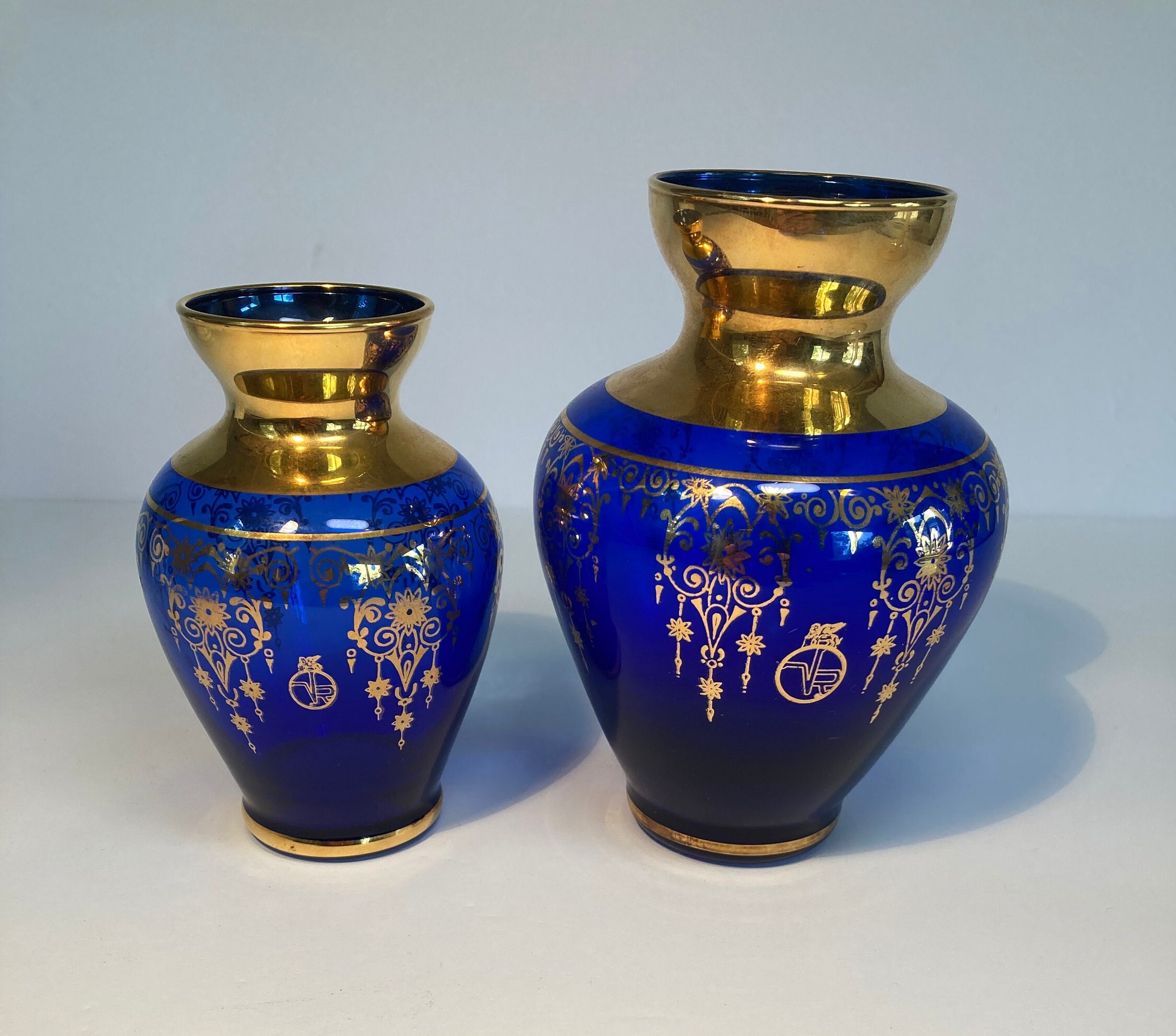 Rare Pair of Vintage Flawless Ferro & Lazzarini Murano Italy