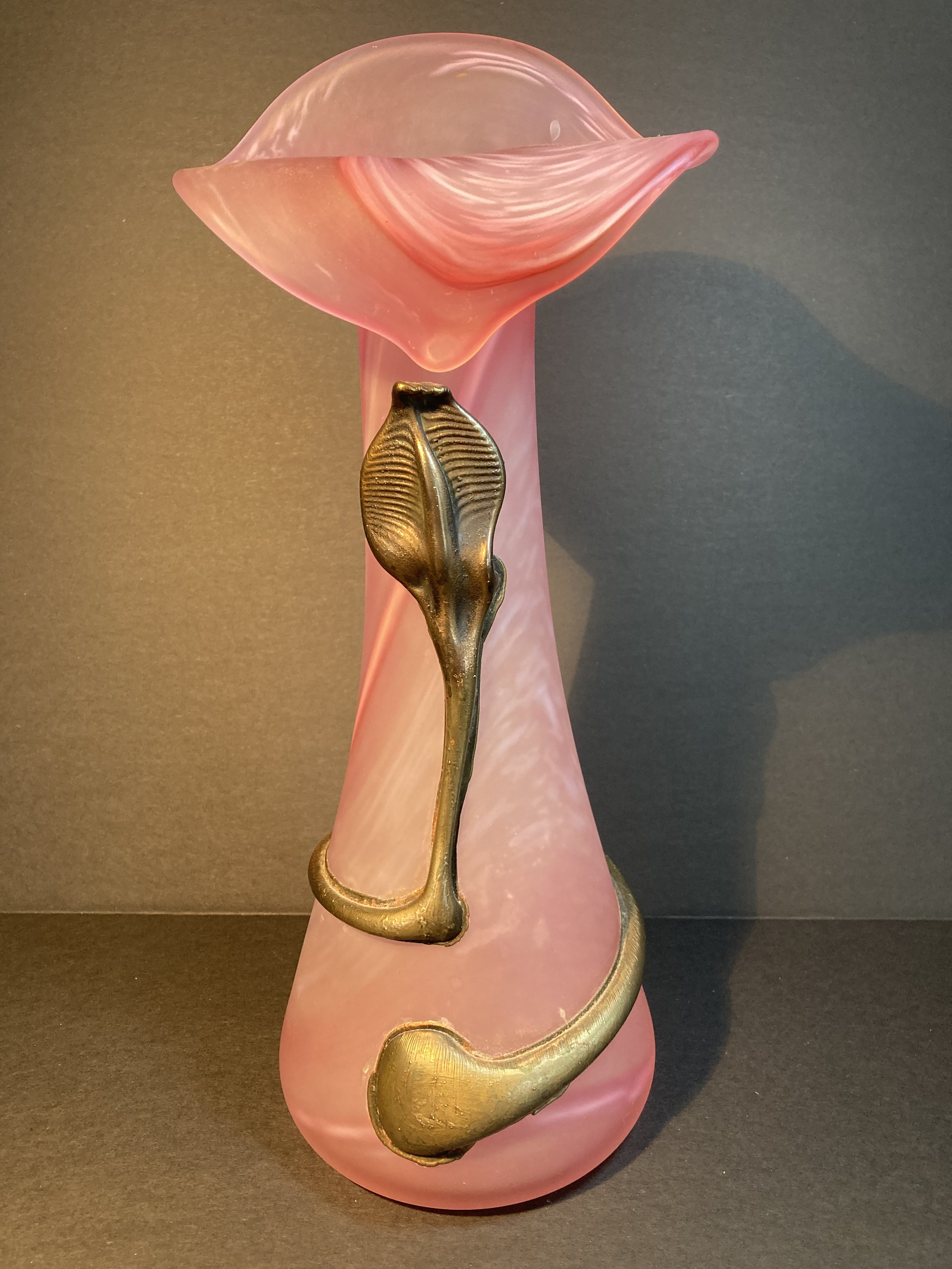 Exceptional Large Filip Ravert Mouth-blown Satin Art Glass Vase - Etsy