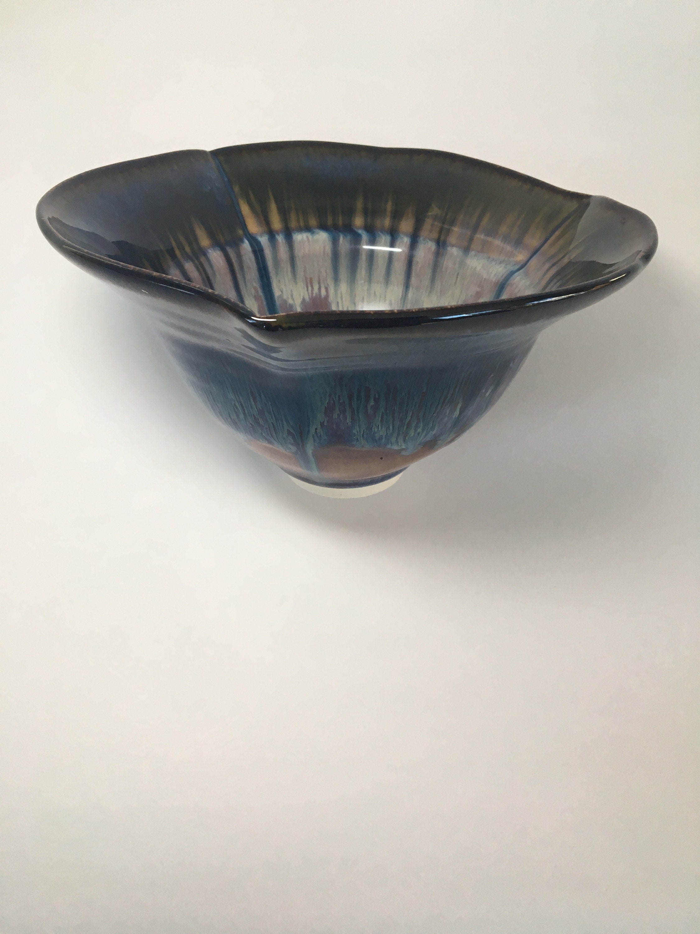 Exquisite Artist Signed Vintage Art Pottery Bowl Etsy