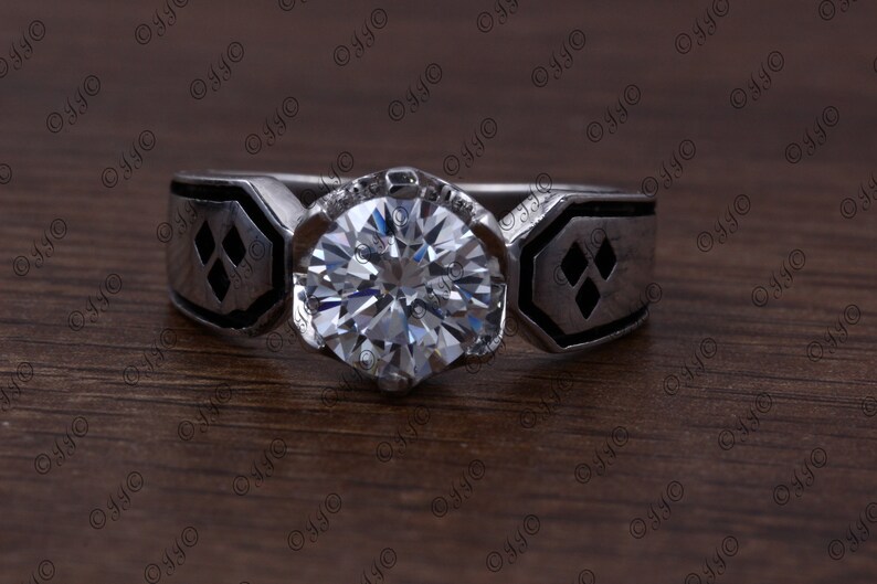 1.80 Ct Studded Cubic Zirconia Ring,925 Sterling Silver Ring,Daily Wear Ring,Ring For all Occasions,Gifting Ring.