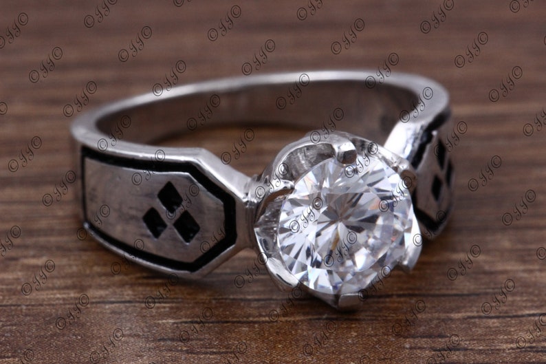 1.80 Ct Studded Cubic Zirconia Ring,925 Sterling Silver Ring,Daily Wear Ring,Ring For all Occasions,Gifting Ring.