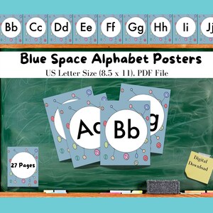 Alfabet muurposters, klaslokaalposters, klaslokaaldecoratie, alfabet afdrukbaar, muuralfabet, kleuterklas, kleurrijk klaslokaal, ABC's
