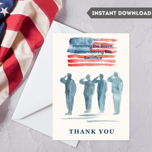 Thank You Veterans Day Card, Veterans Day,  Printable Veterans Day, Military Cards, Veterans Day Printable Cards, Happy Veterans Day Card