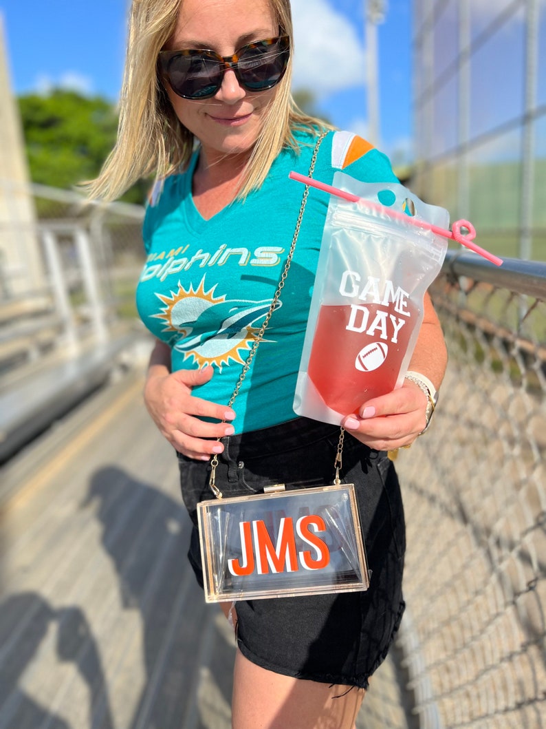 Stadium Clutch Bag Clear Stadium Bag Clear Concert Purse Etsy