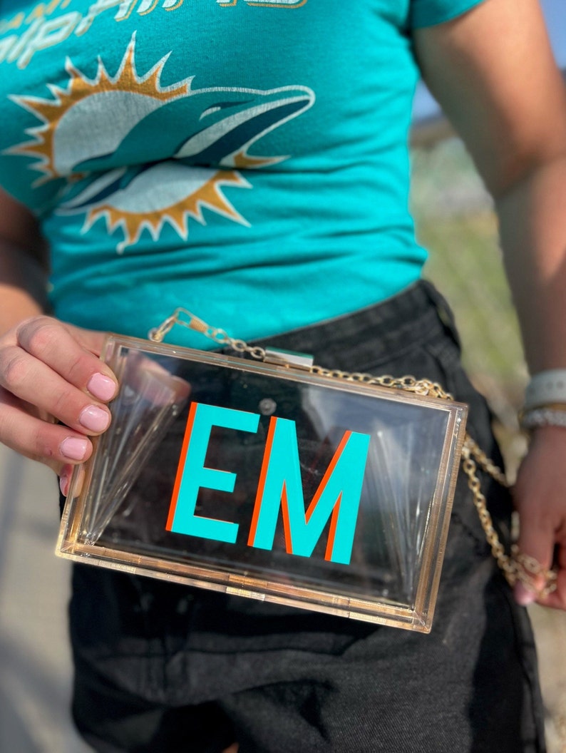 Stadium Clutch Bag Clear Stadium Bag Clear Concert Purse Etsy