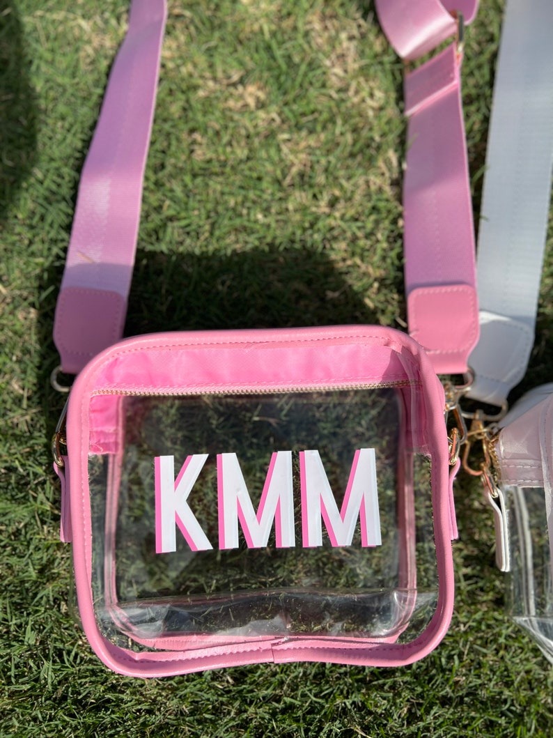 Clear Concert Purse Clear Stadium Bag Clear Bag With Strap Etsy