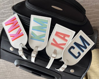 Shadow monogram Luggage Tag