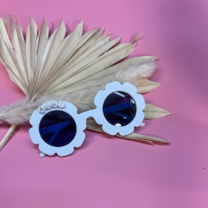 Flower Girl Flower Sunglasses | Flower Girl Sun Shades | Personalized Shades