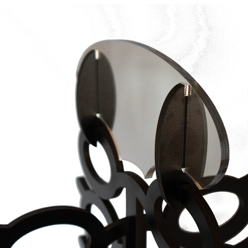 20 ct shops Wood Rotating Sunglasses Rack with 2-Side Mirror - Oversize Glasses