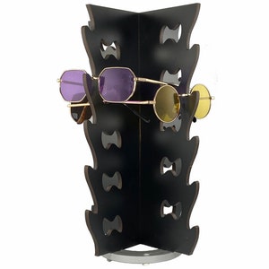 20 ct Wood Rotating Sunglasses Rack