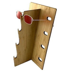 Bamboo Sunglasses Display Rack with Custom Logo