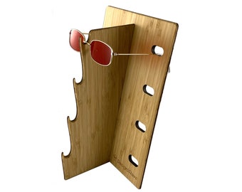Bamboo Sunglasses Display Rack