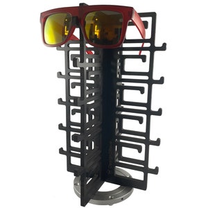20 ct Wood Rotating Sunglasses Rack