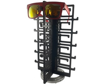 20 ct Wood Rotating Sunglasses Rack