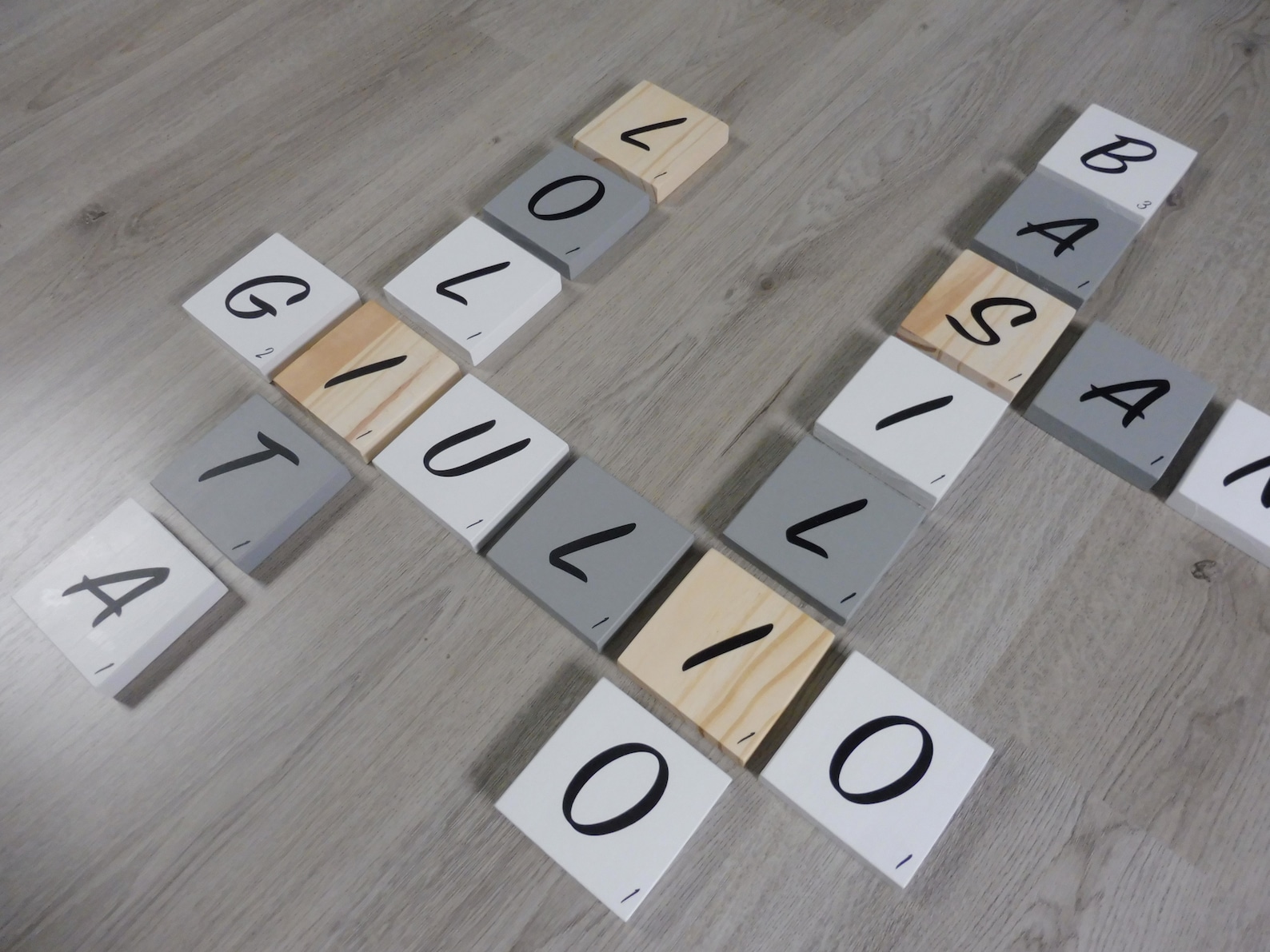 Lettre Géante En Bois Style Scrabble 10 Cm - Déco Murale Originale