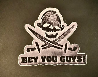 Hey You Guys Goonies Art Sticker