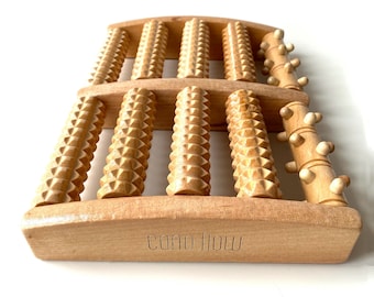 Wooden foot massage roller by cano-flow