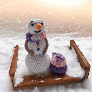 Snowman crochet pattern