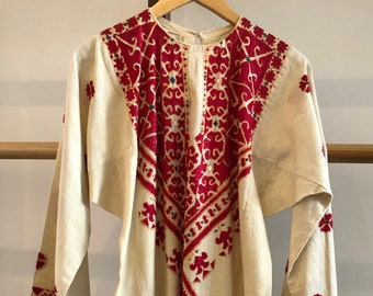 Vintage Embroidered Kaftan Dress