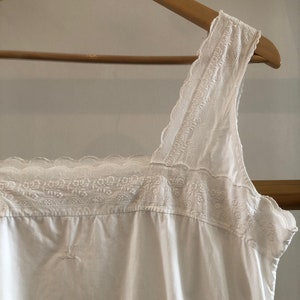 Vintage Cotton Dress with Embroidery image 2