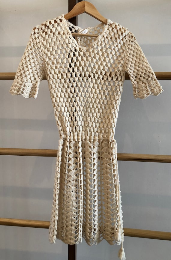 Crochet Dress in Cream - image 1