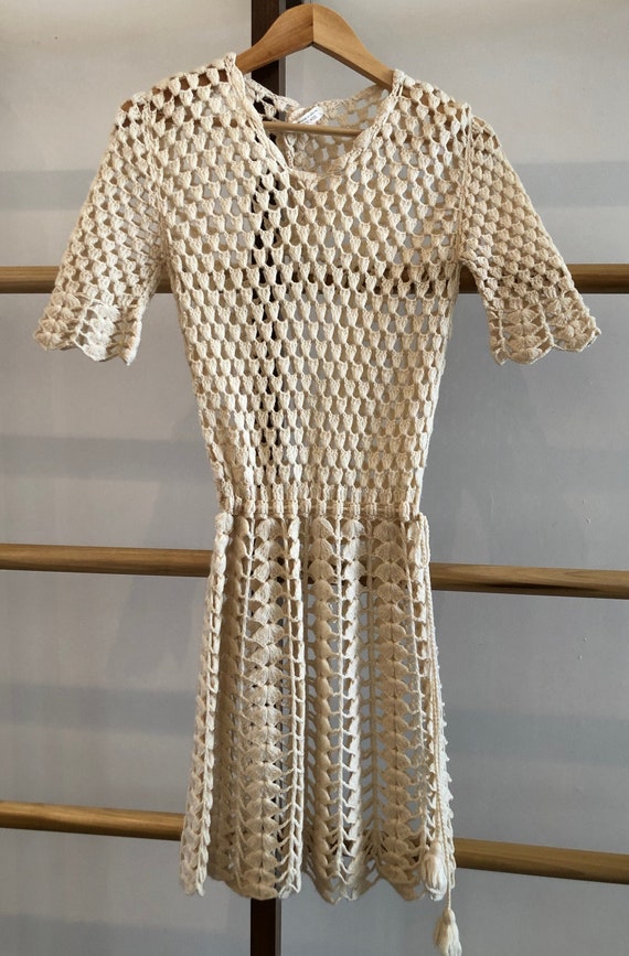 Crochet Dress in Cream - image 1