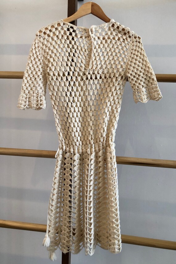 Crochet Dress in Cream - image 3