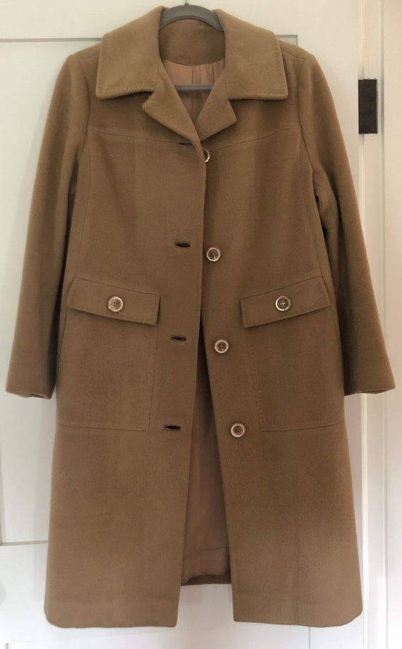 vintage camel wool coat - Gem