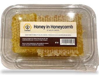Natural Pure Raw Honeycomb , Honey , Natural Honey Hand Cut Wildflower Honeycomb
