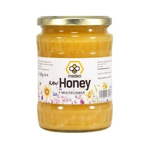 100% Pure Raw Wildflower Organic Honey Harvest 2023 Unheated Unprocessed Crystallised Honey - 720g
