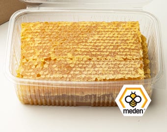 Wooden Frame Honeycomb of Wildflowers - Directly From Hives Pure Raw & Natural Honey Comb