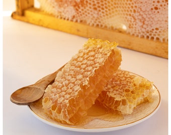 Pure Raw Honeycomb of Wildflowers - 800g