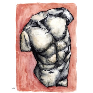 Torso Bust (Digital Print)