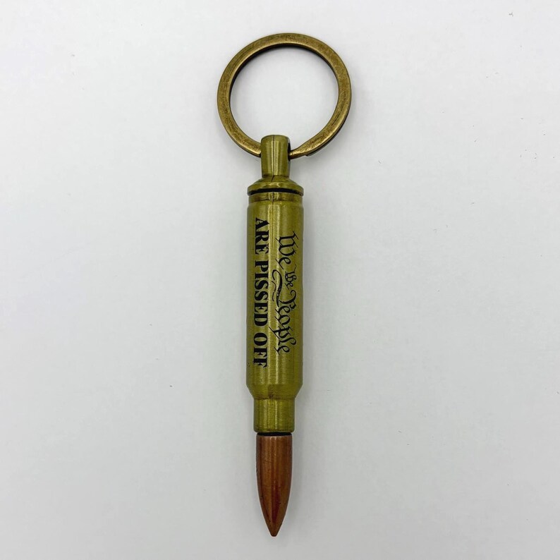 Bullet-shaped Bottle Opener Keychain - Etsy