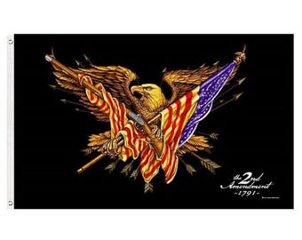 Patriotic 2nd Amendment Flag