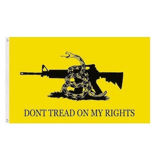 Don&#39;t Tread on My Rights - Gadsden Flag - 3x5 ft
