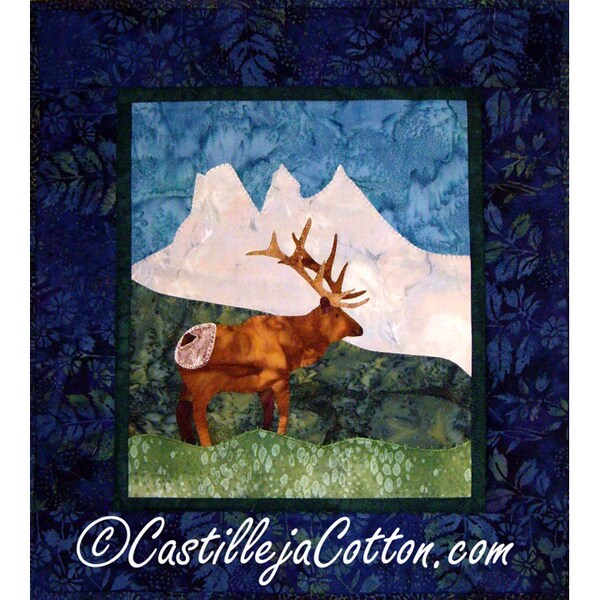 Elk Surveying the Land Wall Quilt, 4355-0, free shipping, on sale