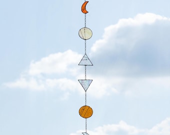 Dream Sun Catcher Planets Suncatcher Stained Glass Galaxy Celestial Decor Window Wall Decoration Solar System Art Living