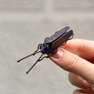 Bug Halloween Brooch beetle Stained Glass Broach Accessories Imitation Jewelry Pin Badge Woman Animal