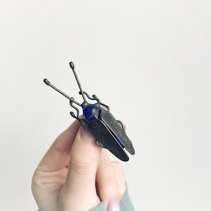 Bug Halloween Brooch beetle Stained Glass Broach Accessories Imitation Jewelry Pin Badge Woman Animal