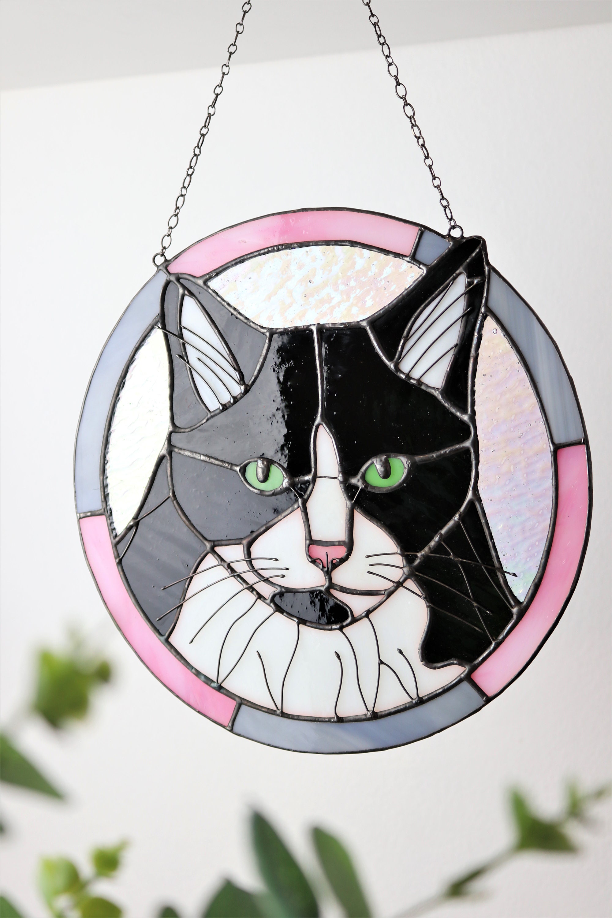 Aangepaste kat portret kunst Suncatcher, huisdier ornament gedenkteken  gebrandschilderd glas gezicht foto cadeau thuis huis decor raam muur  hangende hond - Etsy België, image size:2000x3000