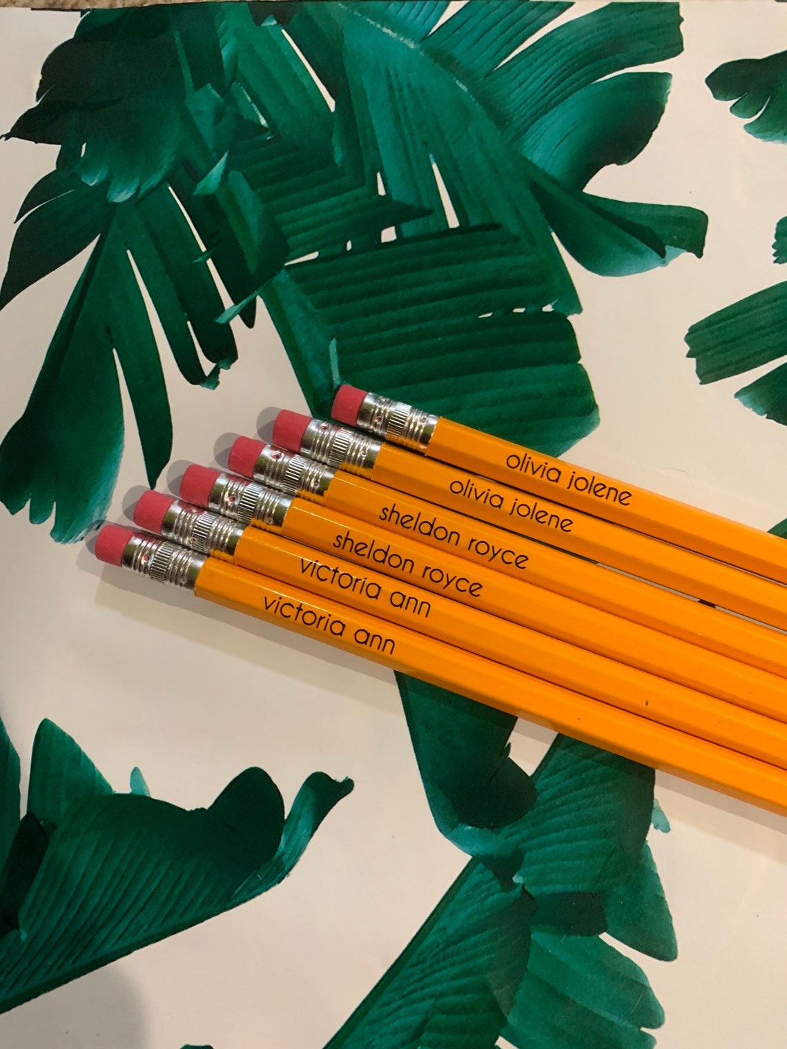 personalized no 2 pencils