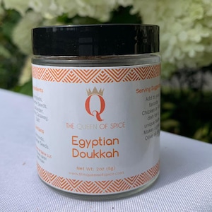 Exotische Gewürzmischung, authentische handgefertigte Gewürzmischungen aus der ganzen Welt. Ägyptische Dukkah