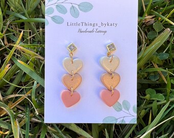 Heart Trio Dangles