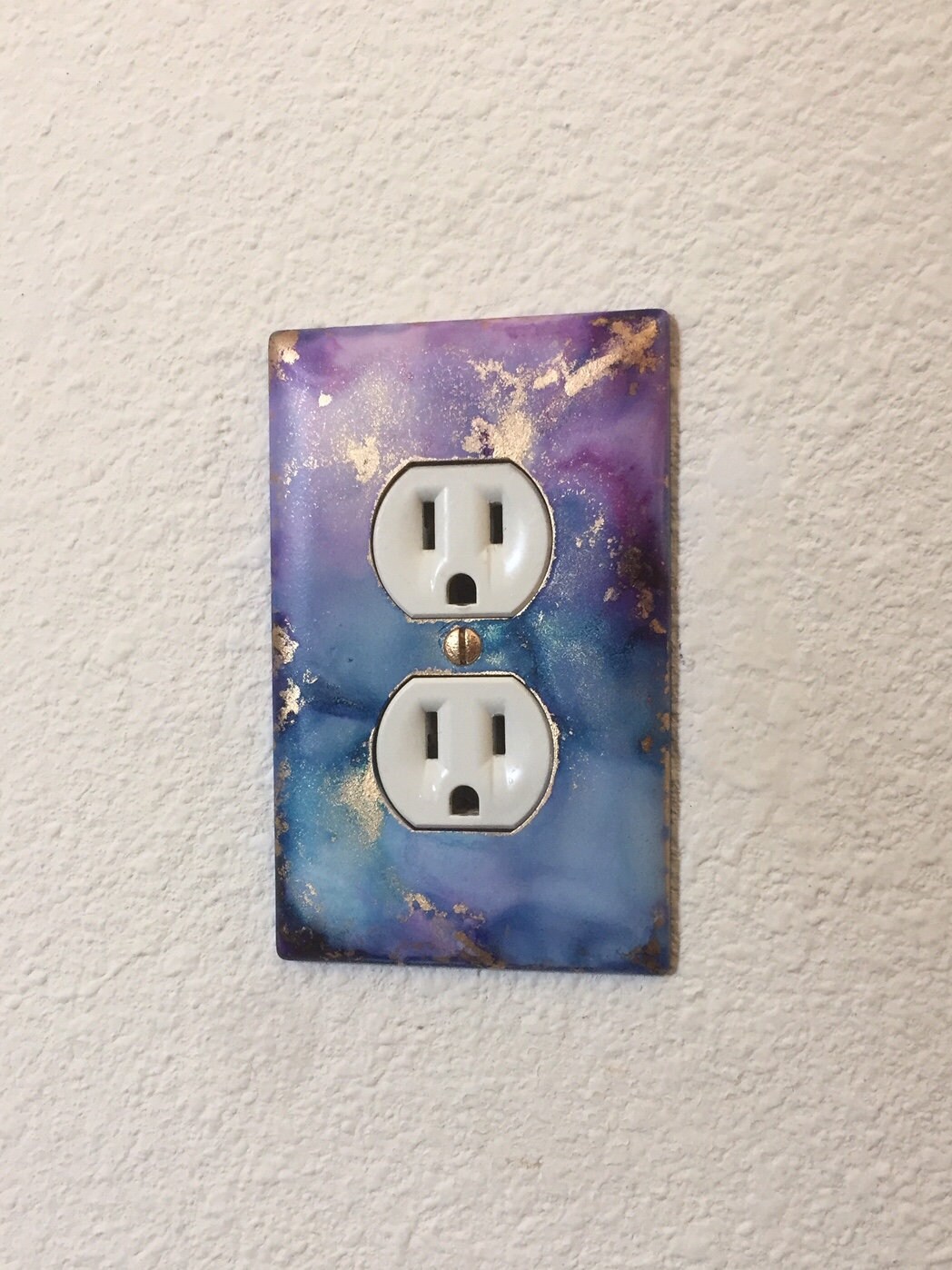 Colorful Abstract Art Light Switch / Electrical Outlet Covers - Toggle ...