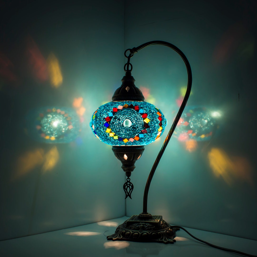 Turkish Lamp Handmade Turkish Mosaic Table Lamp Decorative Moroccan
